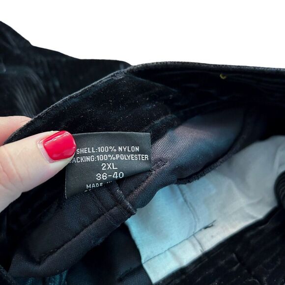 Original Bare Fox Collection Pants 2XL 36-40‎ Men's Y2K Black Corduroy Jeans - Picture 11 of 15